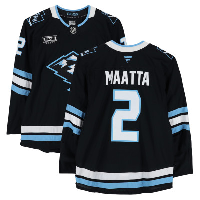 Olli Maatta Utah Mammoth Fanatics Authentic -Issued #2 Black Authentic Pro Jersey from the 2026 Stanley Cup Playoffs