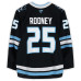 Kevin Rooney Utah Mammoth Fanatics Authentic -Issued #25 Black Authentic Pro Jersey from the 2026 Stanley Cup Playoffs