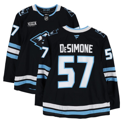 Nick DeSimone Utah Mammoth Fanatics Authentic -Issued #57 Black Authentic Pro Jersey from the 2026 Stanley Cup Playoffs