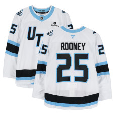 Kevin Rooney Utah Mammoth Fanatics Authentic -Issued #25 White Authentic Pro Jersey from the 2026 Stanley Cup Playoffs Kevin Rooney Utah Mammoth Fanatics Authentic -Issued #25 White Authentic Pro Jersey from the 2026 Stanley Cup Playoffs