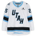 Kevin Rooney Utah Mammoth Fanatics Authentic -Issued #25 White Authentic Pro Jersey from the 2026 Stanley Cup Playoffs