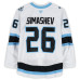 Dmitry Simashev Utah Mammoth Fanatics Authentic -Issued #26 White Authentic Pro Jersey from the 2026 Stanley Cup Playoffs