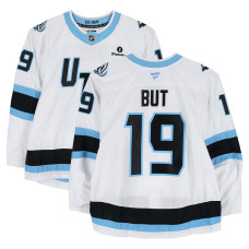 Daniil But Utah Mammoth Fanatics Authentic -Issued #19 White Authentic Pro Jersey from the 2026 Stanley Cup Playoffs Daniil But Utah Mammoth Fanatics Authentic -Issued #19 White Authentic Pro Jersey from the 2026 Stanley Cup Playoffs