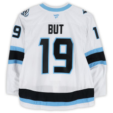 Daniil But Utah Mammoth Fanatics Authentic -Issued #19 White Authentic Pro Jersey from the 2026 Stanley Cup Playoffs Daniil But Utah Mammoth Fanatics Authentic -Issued #19 White Authentic Pro Jersey from the 2026 Stanley Cup Playoffs