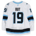 Daniil But Utah Mammoth Fanatics Authentic -Issued #19 White Authentic Pro Jersey from the 2026 Stanley Cup Playoffs
