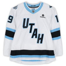 Daniil But Utah Mammoth Fanatics Authentic -Issued #19 White Authentic Pro Jersey from the 2026 Stanley Cup Playoffs Daniil But Utah Mammoth Fanatics Authentic -Issued #19 White Authentic Pro Jersey from the 2026 Stanley Cup Playoffs