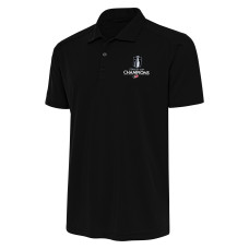 Поло Carolina Hurricanes Antigua Black 2026 Stanley Cup Champions Statement