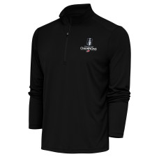 Carolina Hurricanes Antigua Black 2026 Stanley Cup Champions Statement Quarter-Zip Pullover