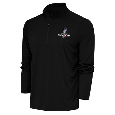 Carolina Hurricanes Antigua Black 2026 Stanley Cup Champions Statement Quarter-Zip Pullover