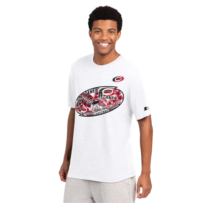 Футболка Carolina Hurricanes Starter White 2026 Stanley Cup Champions Prime Time
