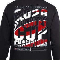 Свитшот Carolina Hurricanes Starter Black 2026 Stanley Cup Champions Fleece Свитшот Carolina Hurricanes Starter Black 2026 Stanley Cup Champions Fleece