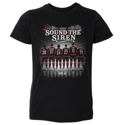 Детская Carolina Hurricanes Multiplayer 500 Level Black Sound the Siren T-Shirt