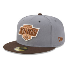 Бейсболка Los Angeles Kings New Era Charcoal/Brown Wood Tones 59FIFTY Бейсболка Los Angeles Kings New Era Charcoal/Brown Wood Tones 59FIFTY
