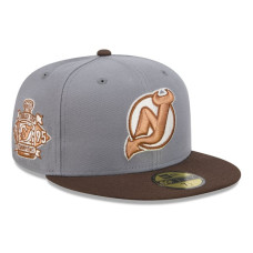 Джерси New Devils New Era Charcoal/Brown Wood Tones 59FIFTY Fitted Hat Джерси New Devils New Era Charcoal/Brown Wood Tones 59FIFTY Fitted Hat