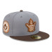 Бейсболка Toronto Maple Leafs New Era Wood Tones 59FIFTY - Charcoal/Brown