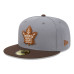 Бейсболка Toronto Maple Leafs New Era Wood Tones 59FIFTY - Charcoal/Brown