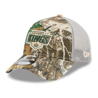 Бейсболка Los Angeles Kings New Era Camo Real Tree A-Frame 9FORTY Adjustable
