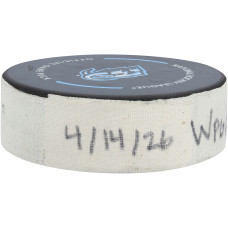 Шайба с игры Alexander Kerfoot Utah Mammoth Fanatics Authentic from April 14, 2026 vs. Winnipeg Jets Шайба с игры Alexander Kerfoot Utah Mammoth Fanatics Authentic from April 14, 2026 vs. Winnipeg Jets