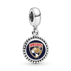Florida Panthers Pandora Modern Color Dangle Charm Florida Panthers Pandora Modern Color Dangle Charm