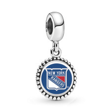 New York Rangers Pandora Modern Color Dangle Charm