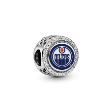 Edmonton Oilers Pandora Color Button Charm
