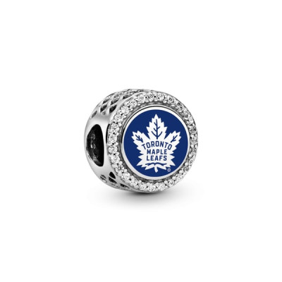 Toronto Maple Leafs Pandora Color Button Charm