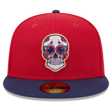 Бейсболка Florida Panthers New Era Red/Navy Dia De Los Muertos 59FIFTY Бейсболка Florida Panthers New Era Red/Navy Dia De Los Muertos 59FIFTY