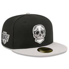 Бейсболка Los Angeles Kings New Era Black/Silver Dia De Los Muertos 59FIFTY Бейсболка Los Angeles Kings New Era Black/Silver Dia De Los Muertos 59FIFTY