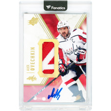 Карточка Alexander Ovechkin Washington Capitals Autographed 2021-22 Upper Deck SPX Dual-Color Game-Used Relic #8 #1/5