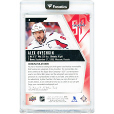 Карточка Alexander Ovechkin Washington Capitals Autographed 2021-22 Upper Deck SPX Dual-Color Game-Used Relic #8 #1/5