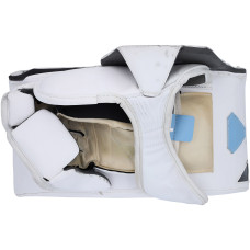 Vitek Vanecek Utah Mammoth Fanatics Authentic Game-Used White Bauer Goalie Blocker from the 2025-26 NHL Season - NF70454616