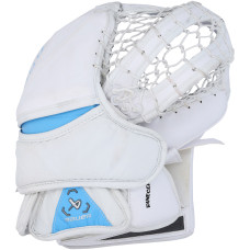 Vitek Vanecek Utah Mammoth Fanatics Authentic Game-Used White Bauer Goalie Glove from the 2025-26 NHL Season - NF70454614