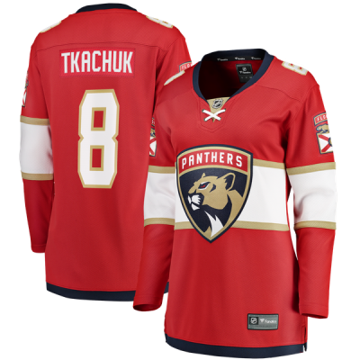 Женская джерси Florida Panthers Brady Tkachuk Fanatics Red Home Breakaway