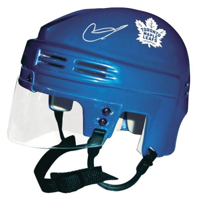 Gavin McKenna Toronto Maple Leafs Autographed Fanatics Authentic Blue Mini Helmet