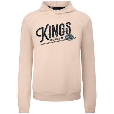 Толстовка Los Angeles Kings Levelwear Khaki Mandate Longtimer Tri-Blend