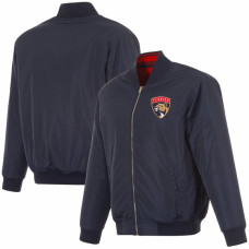 Куртка Florida Panthers JH Design Navy Full-Zip Reversible Flight