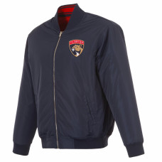 Куртка Florida Panthers JH Design Navy Full-Zip Reversible Flight