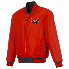 Куртка Washington Capitals JH Design Navy Full-Zip Reversible Flight