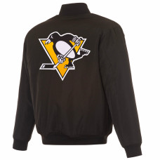 Куртка Pittsburgh Penguins JH Design Black Full-Zip Reversible Flight