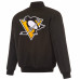 Куртка Pittsburgh Penguins JH Design Black Full-Zip Reversible Flight