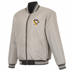 Куртка Pittsburgh Penguins JH Design Black Full-Zip Reversible Flight