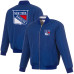 Куртка New York Rangers JH Design Blue Full-Zip Reversible Flight Куртка New York Rangers JH Design Blue Full-Zip Reversible Flight