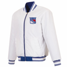 Куртка New York Rangers JH Design Blue Full-Zip Reversible Flight