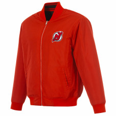 Джерси New Devils JH Design Red Full-Zip Reversible Flight Jacket