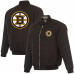 Куртка Boston Bruins JH Design Black Full-Zip Reversible Flight Куртка Boston Bruins JH Design Black Full-Zip Reversible Flight