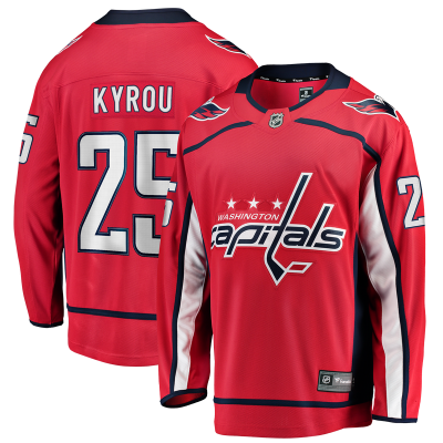 Джерси Washington Capitals Jordan Kyrou Fanatics Red Home Breakaway