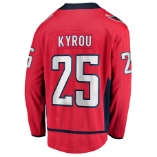 Джерси Washington Capitals Jordan Kyrou Fanatics Red Home Breakaway