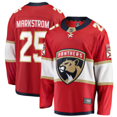 Джерси Florida Panthers Jacob Markstrom Fanatics Red Home Breakaway