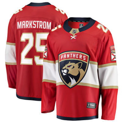 Джерси Florida Panthers Jacob Markstrom Fanatics Red Home Breakaway