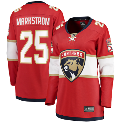 Женская джерси Florida Panthers Jacob Markstrom Fanatics Red Home Breakaway